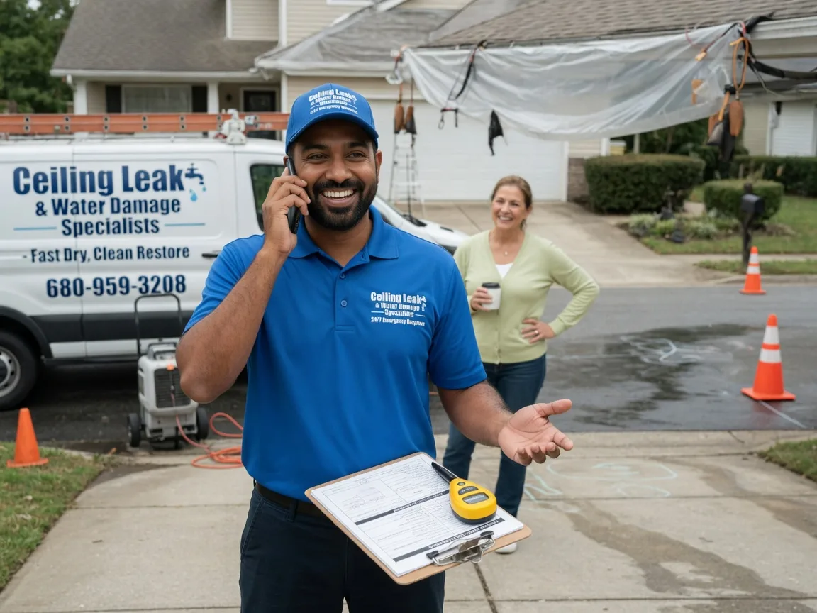 Ceiling Leak Cleanup Cumberland City, TN FAQs